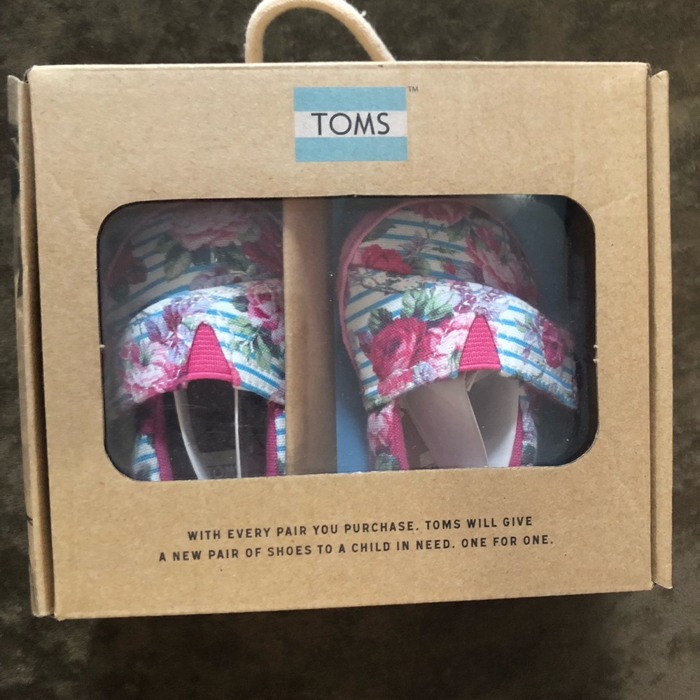 Toms Baby Crib Alparagatas Floral - Picture 3 of 4